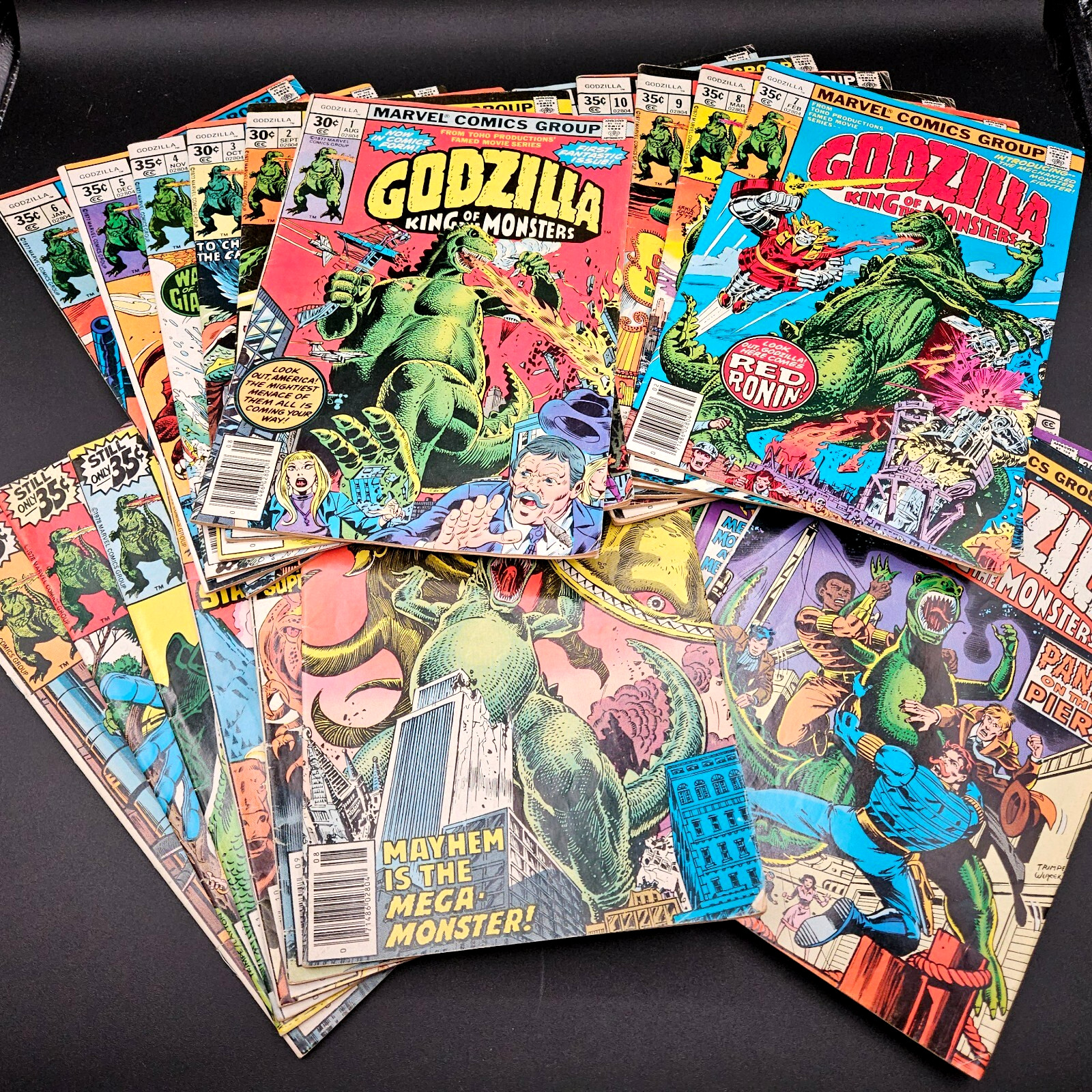 Vintage 1977 Godzilla Comic Book Lot 1-24 Complete Set Series Run Marvel Vintage 1977 Godzilla Comic Book Lot 1-24 Complete Set Series Run Marvel