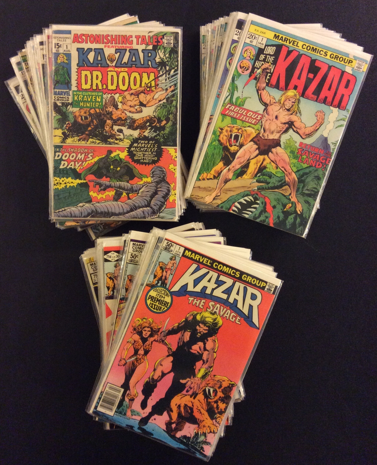 ASTONISHING TALES #1-20 #6 1ST APP BOBBI MORSE KA-ZAR #1 -20 & #1-34 Comic LOT ASTONISHING TALES #1-20 #6 1ST APP BOBBI MORSE KA-ZAR #1 -20 & #1-34 Comic LOT