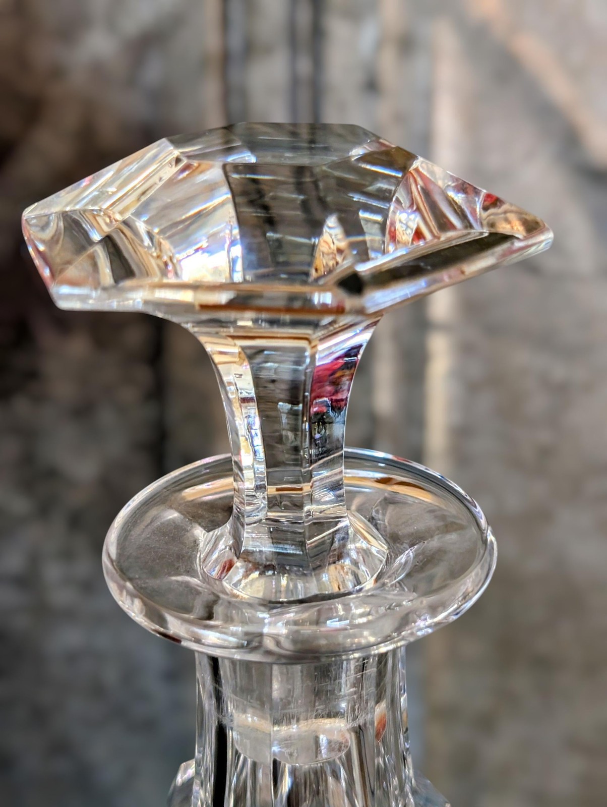 Vintage Baccarat Lead Crystal Decanter, Made in France