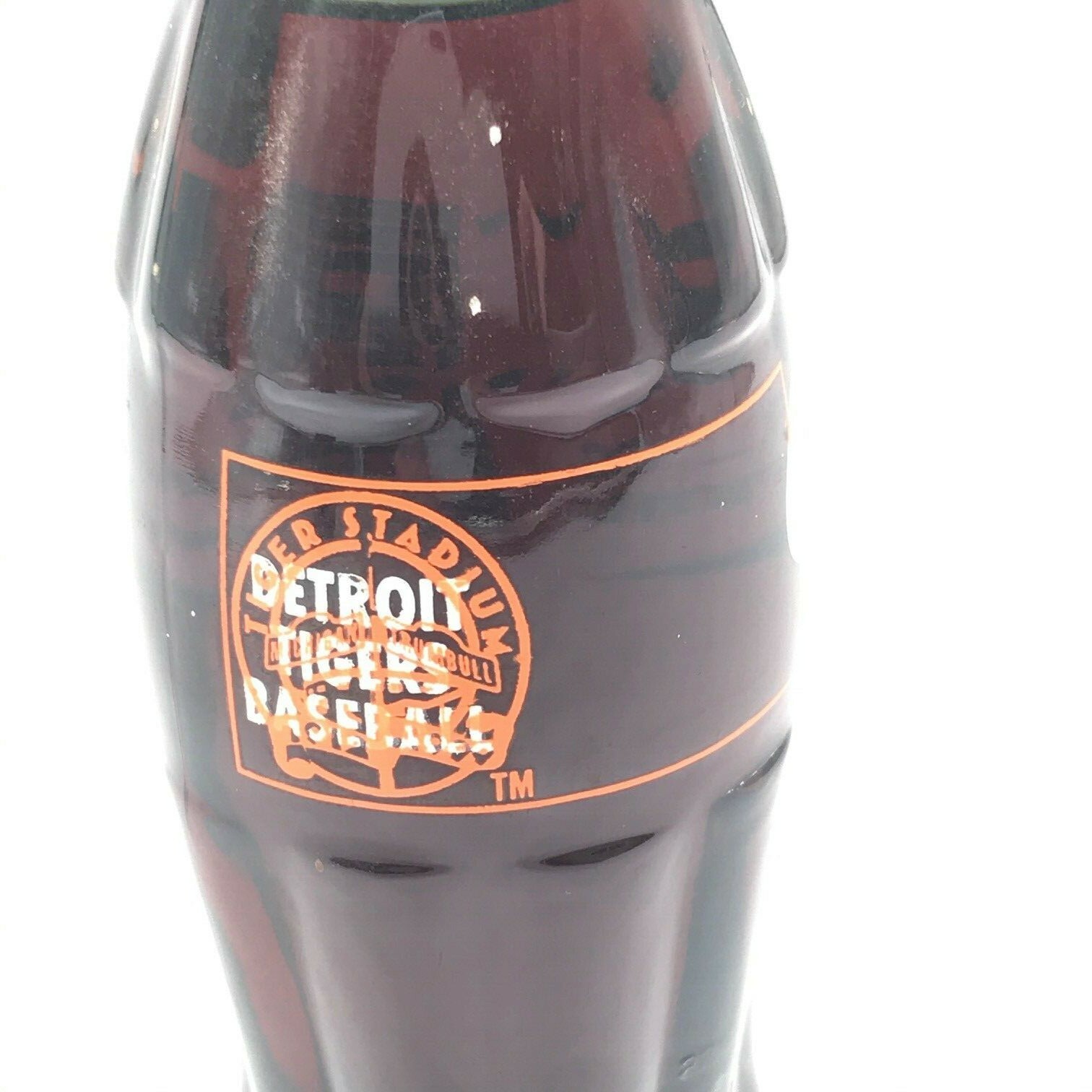 Error Coca Cola Printing Detroit Tigers Baseball Stadium 8 Oz unopened Bottle