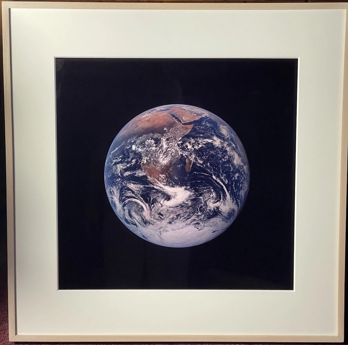 Original NASA Large Dye Transfer Print The Blue Marble Apollo 17 1972 Dennis Ivy Original NASA Large Dye Transfer Print The Blue Marble Apollo 17 1972 Dennis Ivy