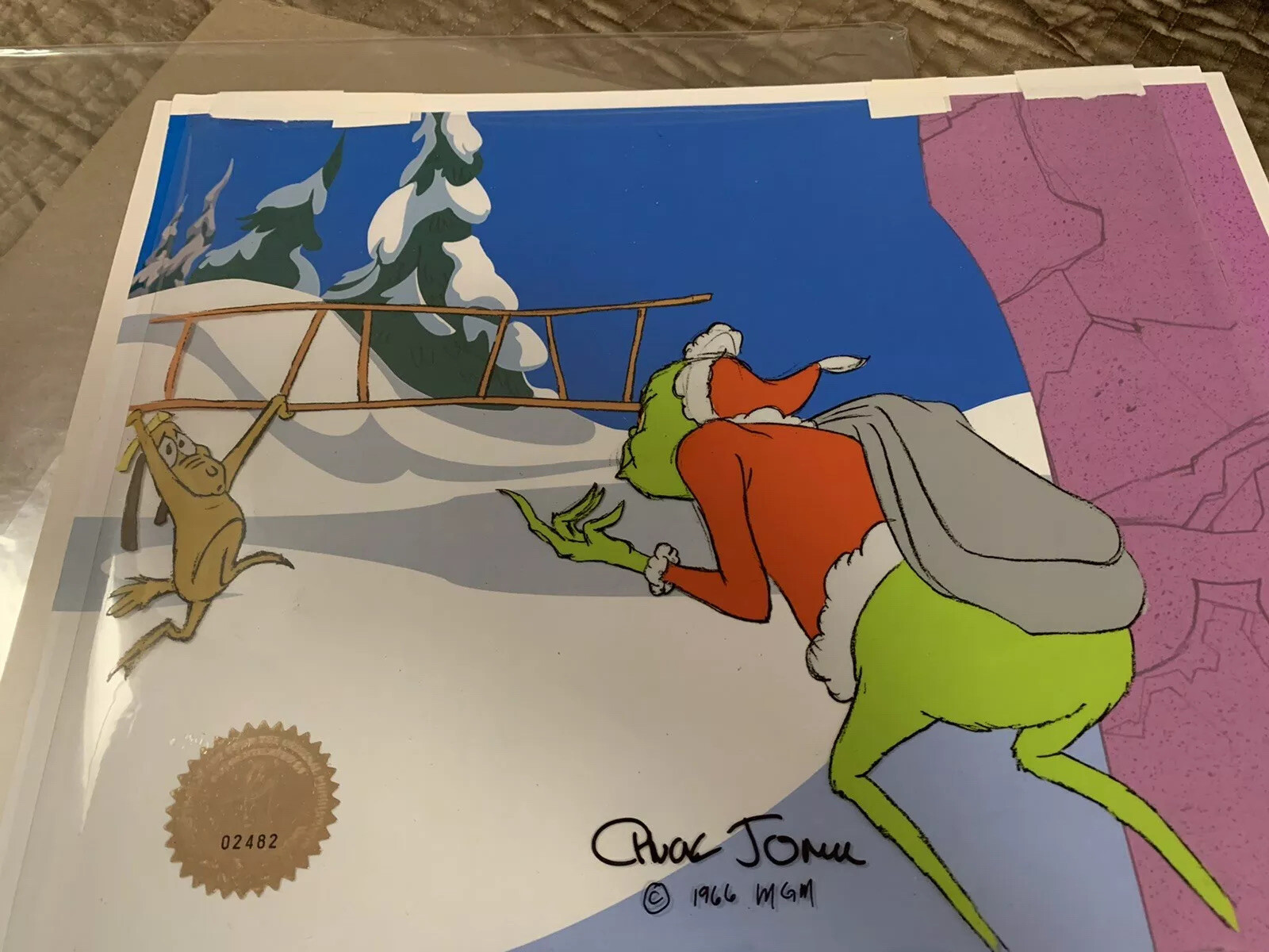 The Grinch & Max PRODUCTION Art by Chuck Jones First Stop The Grinch & Max PRODUCTION Art by Chuck Jones First Stop