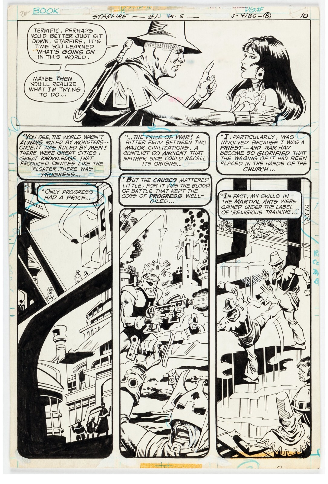 Vosburg STARFIRE 1 pg10 FIRST APPEARANCE ISSUE OF STARFIRE 2 from 1976 KEY COMIC Vosburg STARFIRE 1 pg10 FIRST APPEARANCE ISSUE OF STARFIRE 2 from 1976 KEY COMIC