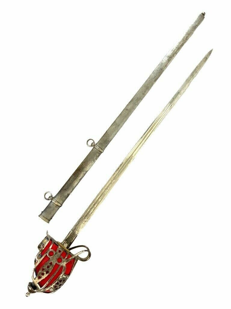 British Edward 7th Claymore Scottish Sword Seaforth Highlanders Ross Shire Buffs British Edward 7th Claymore Scottish Sword Seaforth Highlanders Ross Shire Buffs