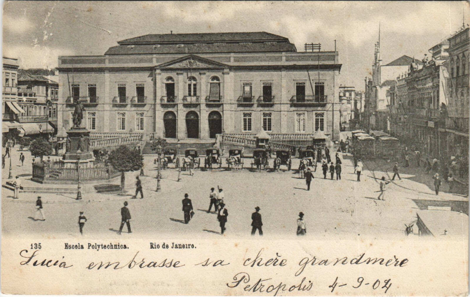 PC BRAZIL, RIO DE JANEIRO, ESCOLA POLYTECHNICA, Vintage Postcard (b36413) PC BRAZIL, RIO DE JANEIRO, ESCOLA POLYTECHNICA, Vintage Postcard (b36413)