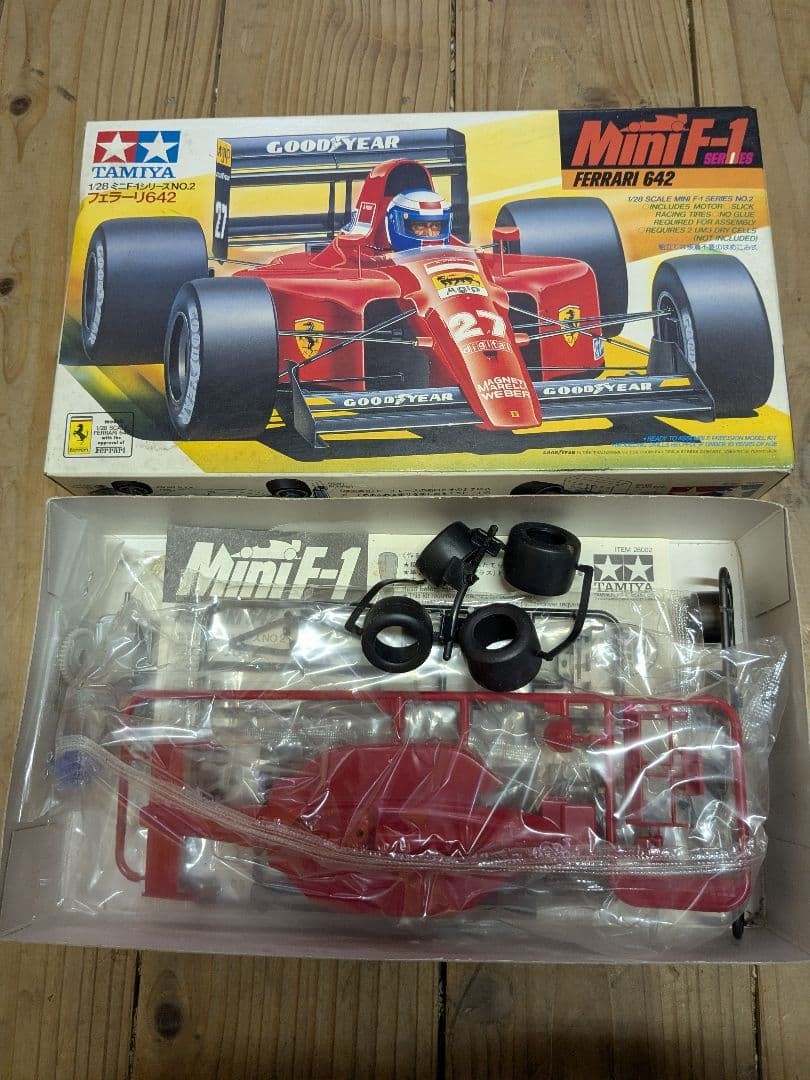 Ferrari 642 Mini F1 Series No.2 1/28 Model Kit Tamiya