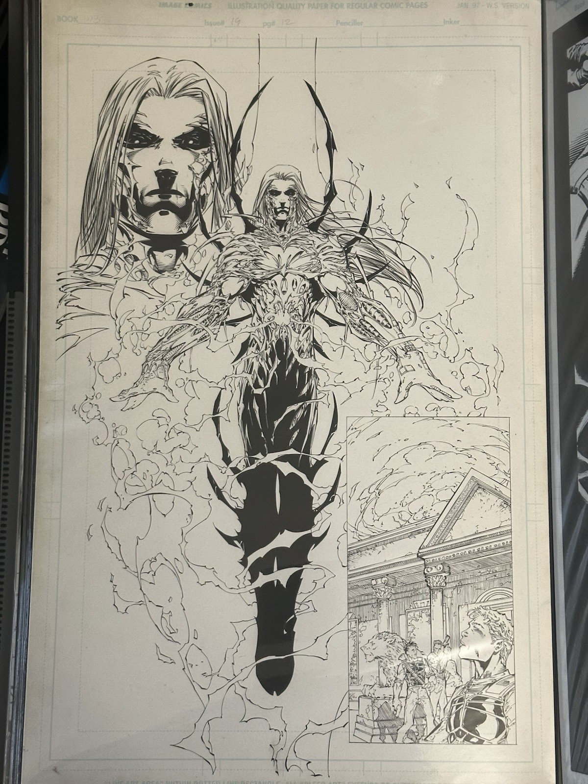 Witchblade #19 Page 12. Michael Turner Original Art. (1997) Witchblade #19 Page 12. Michael Turner Original Art. (1997)