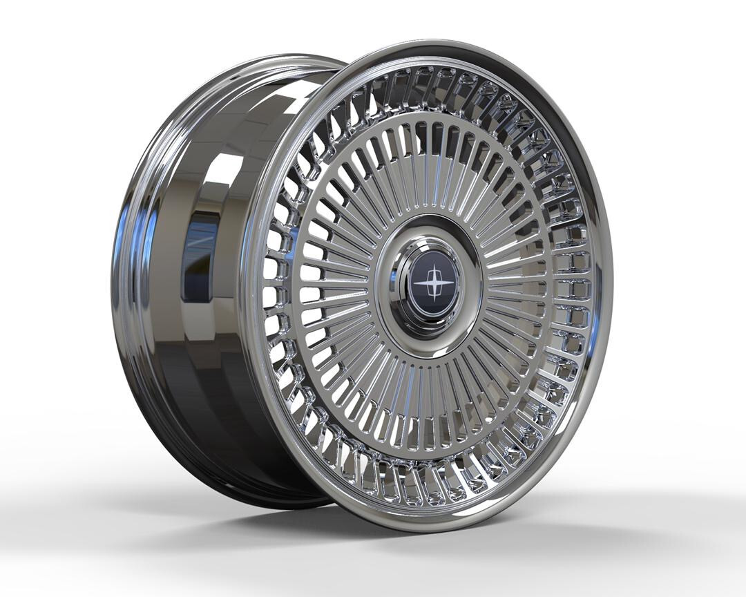 Prestige Forged Lincoln Wheels Floating Cap Continental Aluminum