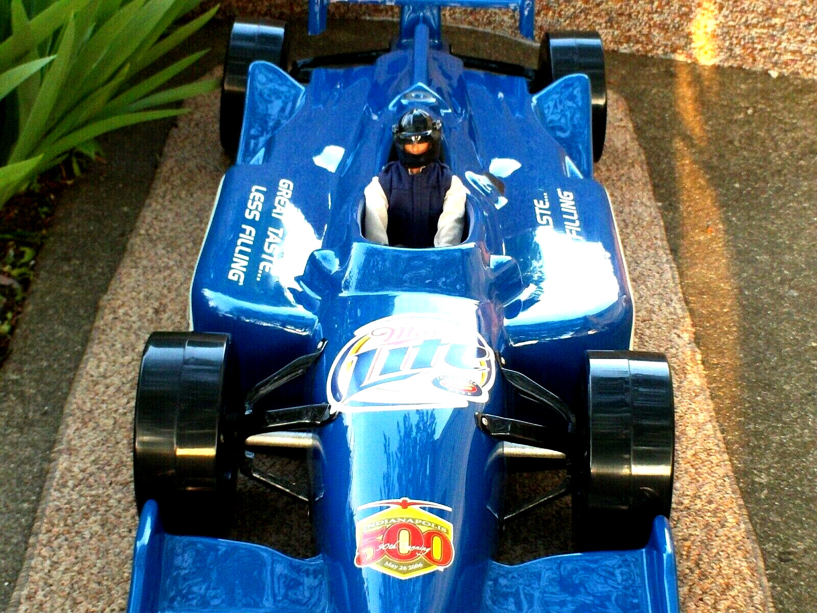 2006 Miller Brewing Co. promotional piece, Lite Beer/Indy 500, 4.4' x 18 2006 Miller Brewing Co. promotional piece, Lite Beer/Indy 500, 4.4' x 18