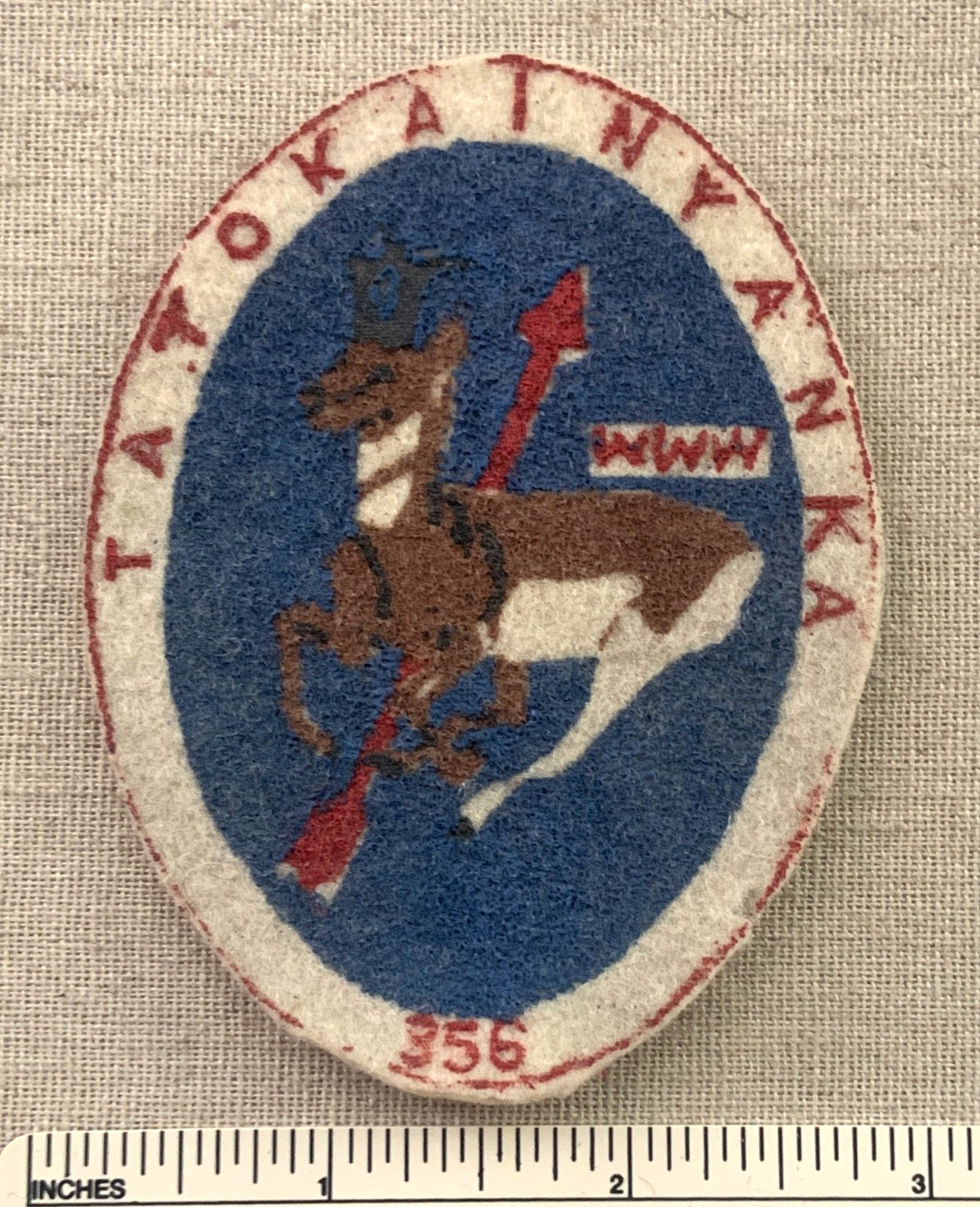 Vintage OA TATOKAINYANKA LODGE 356 Order of the Arrow FELT PATCH WWW Wyoming Vintage OA TATOKAINYANKA LODGE 356 Order of the Arrow FELT PATCH WWW Wyoming
