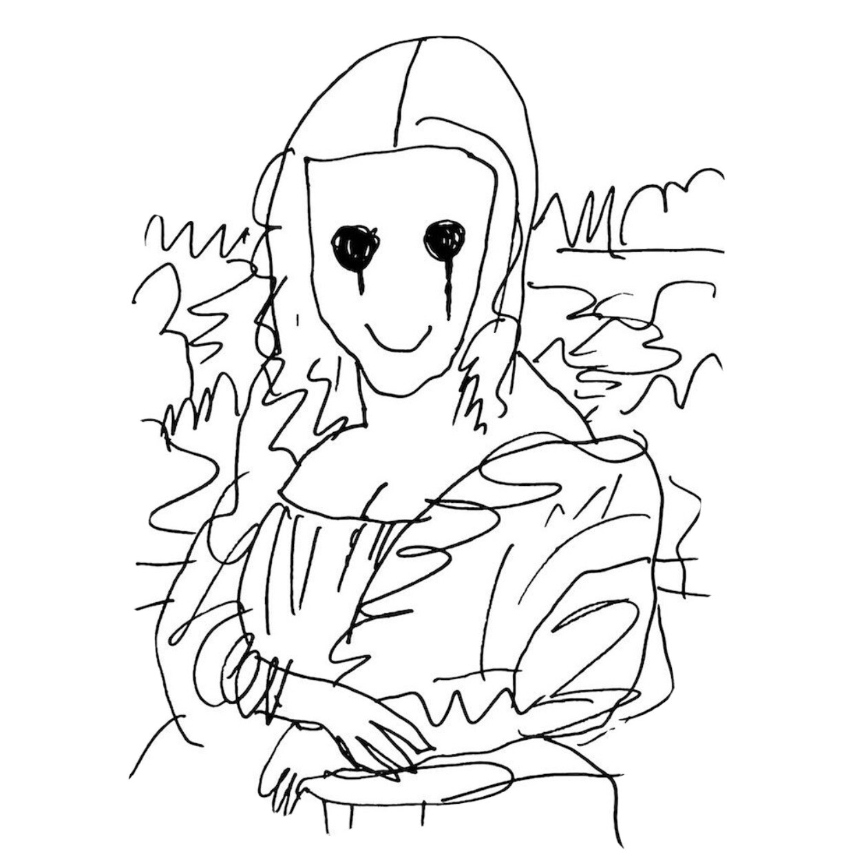 MADSAKI Coffee Break Drawing of Mona Lisa ED 100 kaikai kiki Gallery MADSAKI Coffee Break Drawing of Mona Lisa ED 100 kaikai kiki Gallery