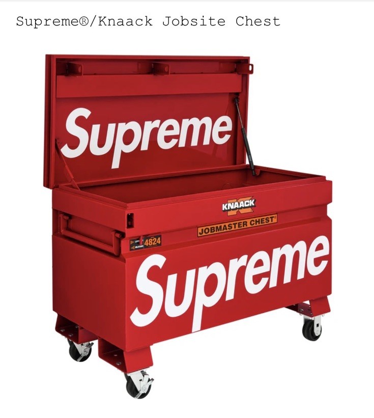 Authentic Supreme Knaack Jobsite Chest
