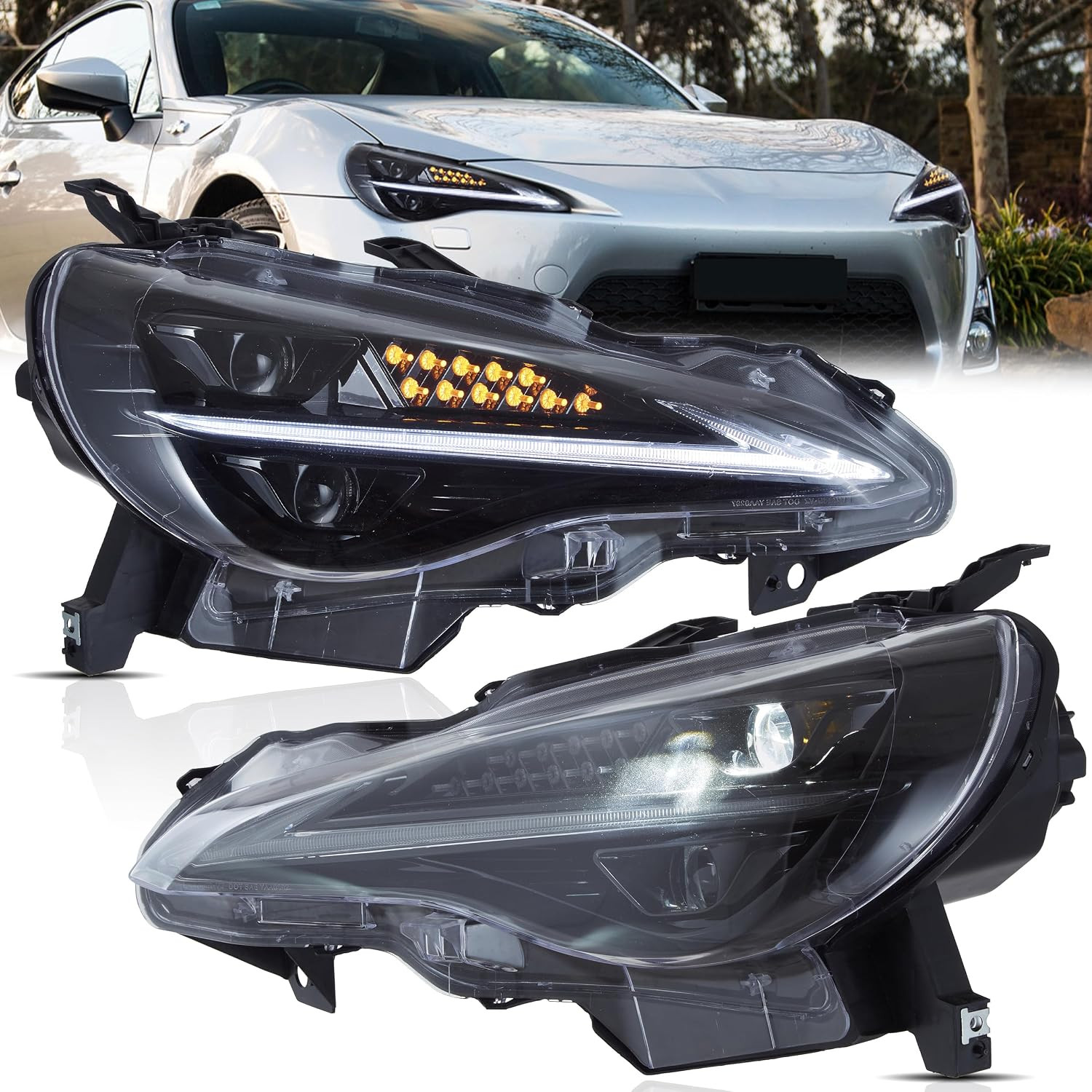 Headlight Assembly Fit for 2012-2021 Toyota 86 GT86 1St Gen, Scion Frs, Subaru B Headlight Assembly Fit for 2012-2021 Toyota 86 GT86 1St Gen, Scion Frs, Subaru B