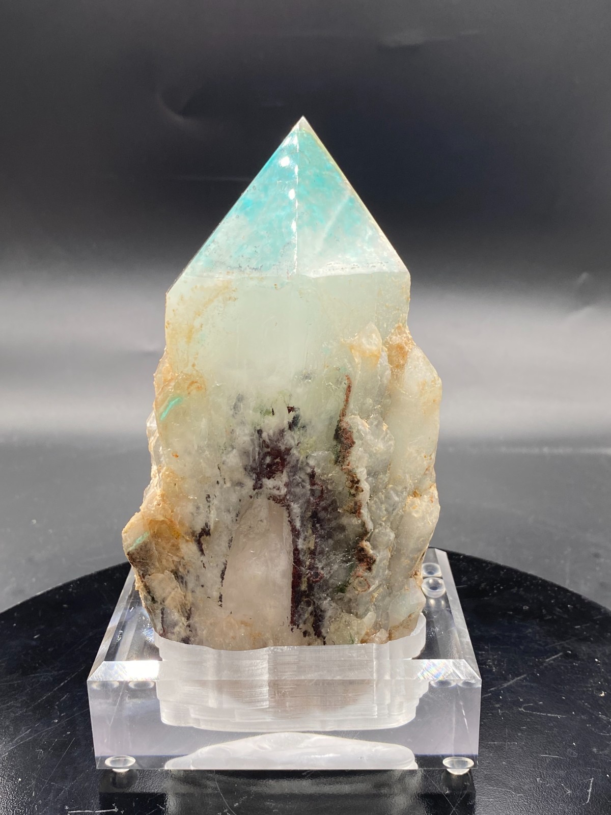 RARE Ajoite Quartz Crystal obelisk Mineral Specimen High quality healing Gem RARE Ajoite Quartz Crystal obelisk Mineral Specimen High quality healing Gem