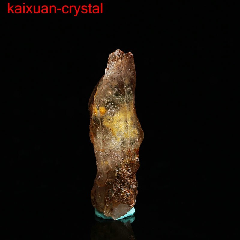 33.5Ct TOP Grade Natural Rutile Flowers & Phantom Crystal Quartz Reiki Specimen 33.5Ct TOP Grade Natural Rutile Flowers & Phantom Crystal Quartz Reiki Specimen