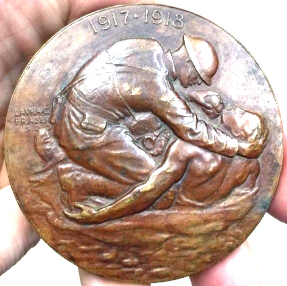 Legendary WW1 Bronze Medal Awarded to US Army & Navy Chaplains MEDALLIC ART 1920 Legendary WW1 Bronze Medal Awarded to US Army & Navy Chaplains MEDALLIC ART 1920
