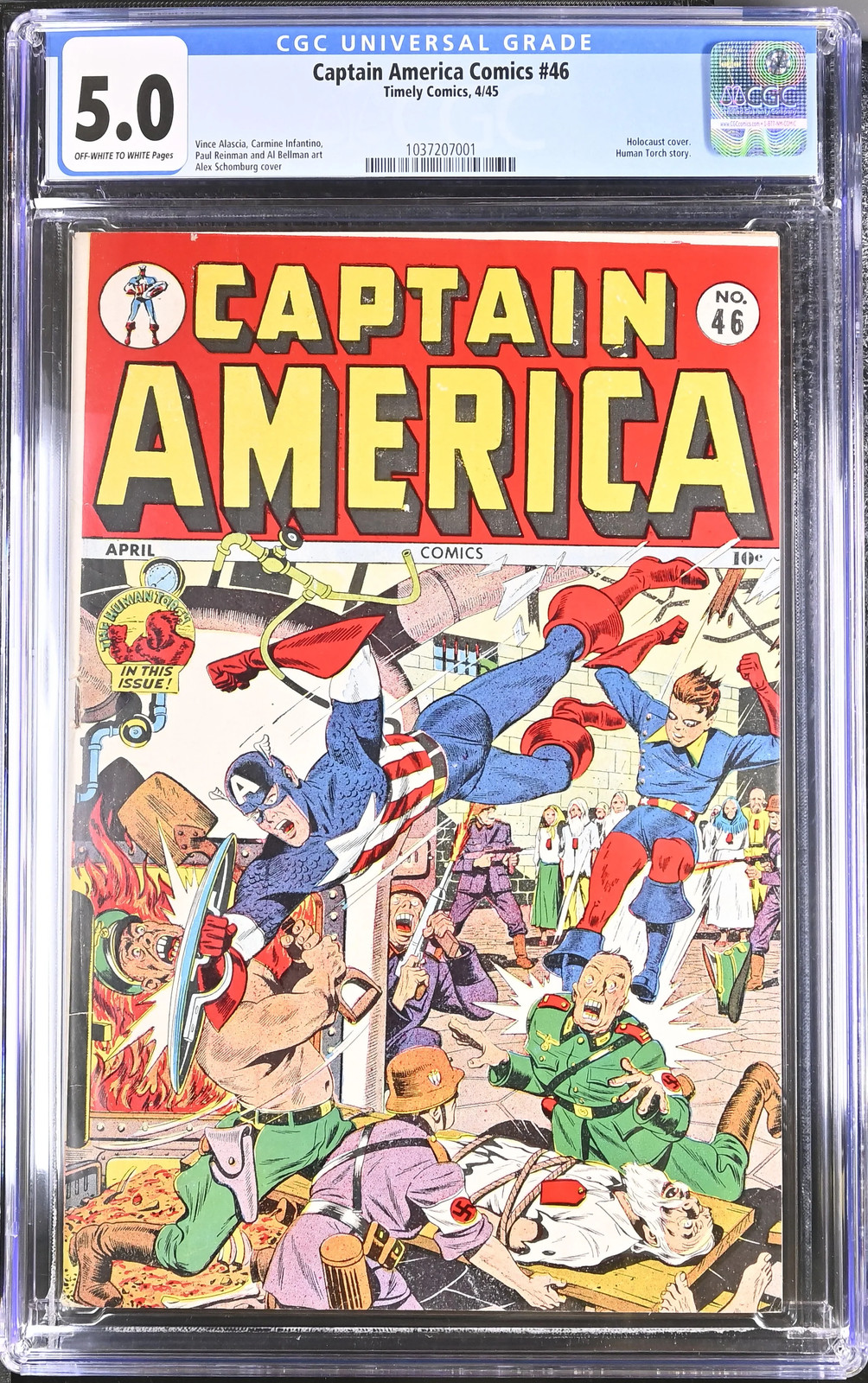 Captain America Comics (1941, Timely) # 46 CGC: CGC 5.0 (1037207001)