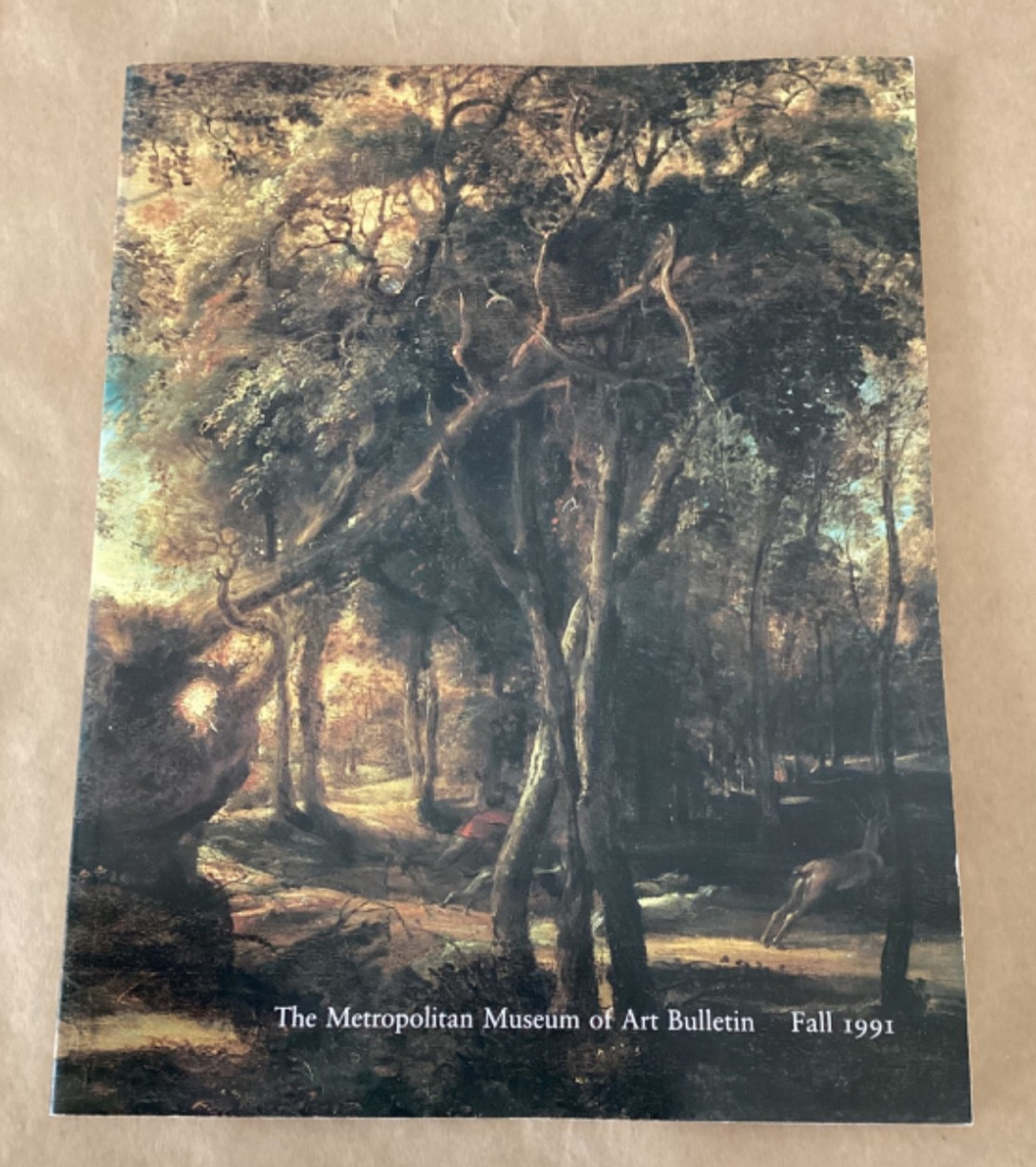 Metropolitan Museum of Art Bulletin Fall 1990 1991 back issue antiqe A Selection