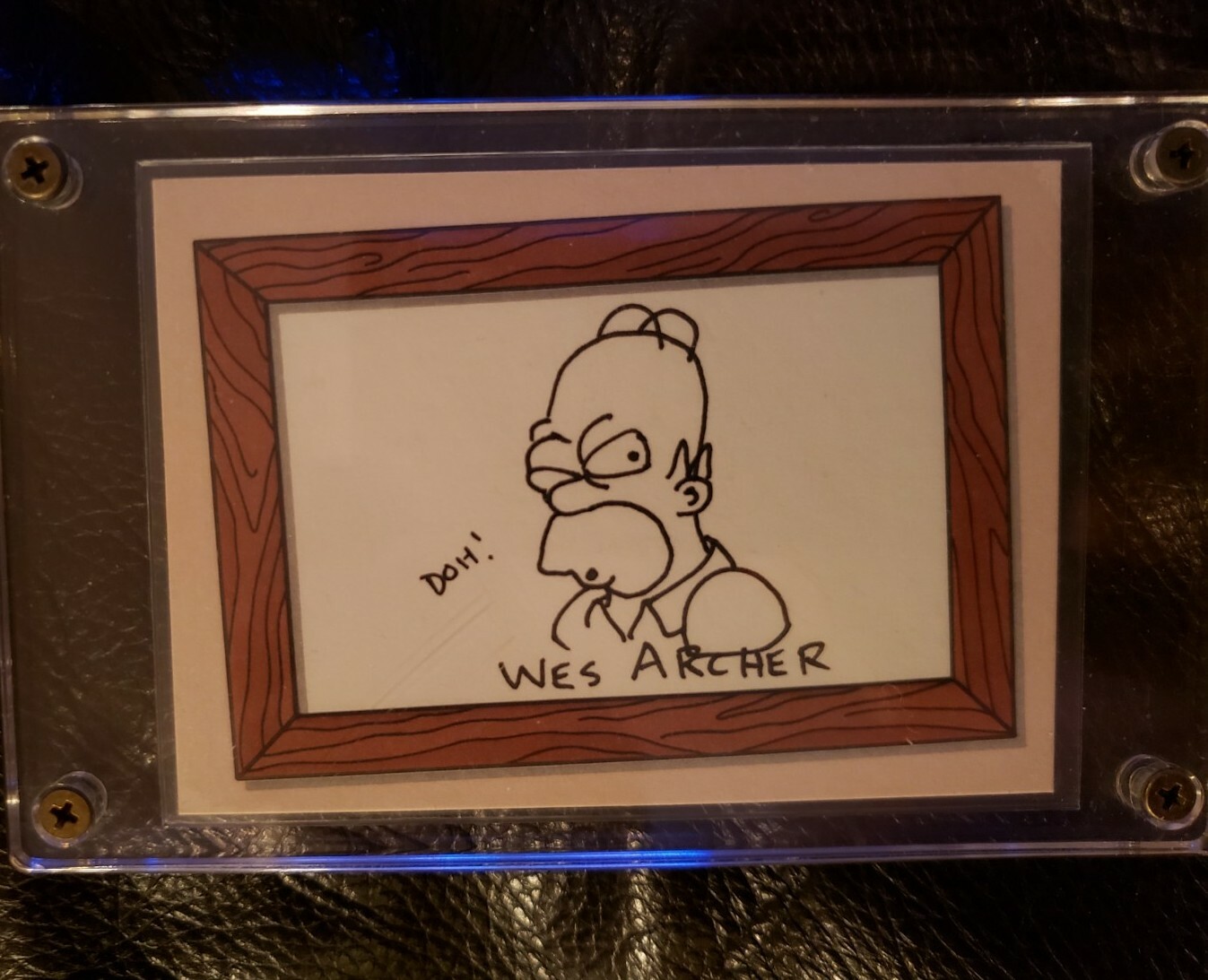 2001 SIMPSONS Mania Sketch Card Homer Famous 2001 SIMPSONS Mania Sketch Card Homer Famous