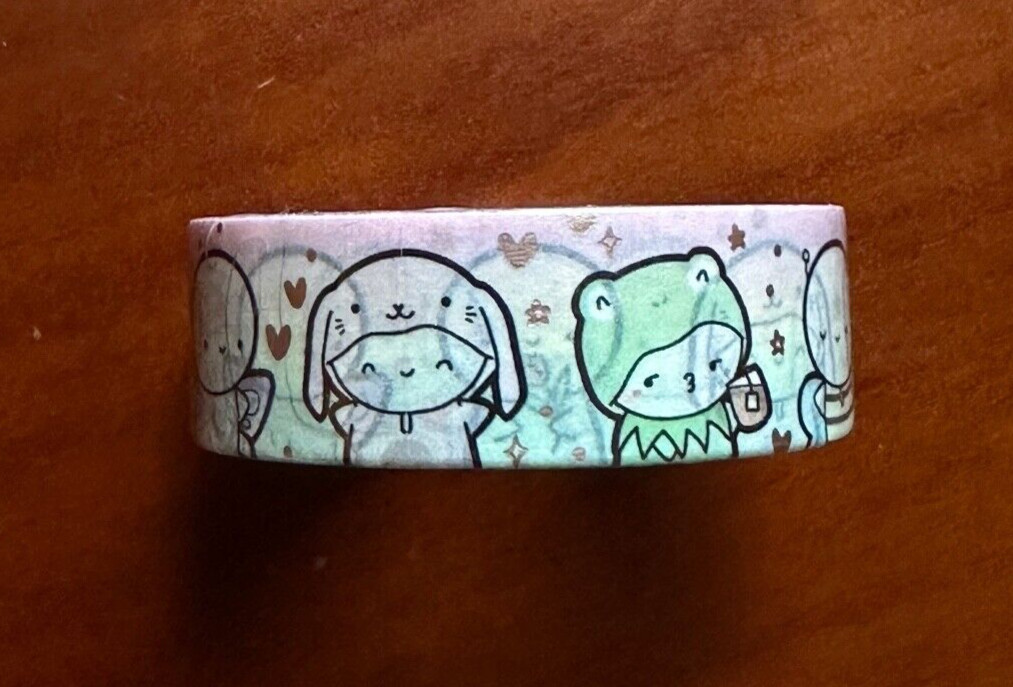 new tcmc the coffee monsterz co spring critters washi tape roll original sealed new tcmc the coffee monsterz co spring critters washi tape roll original sealed
