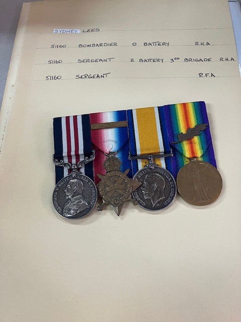 WW1 Great War Group of 4 MM 14 Star BWM Victory MID 51160 S.Lee RHA British 1917