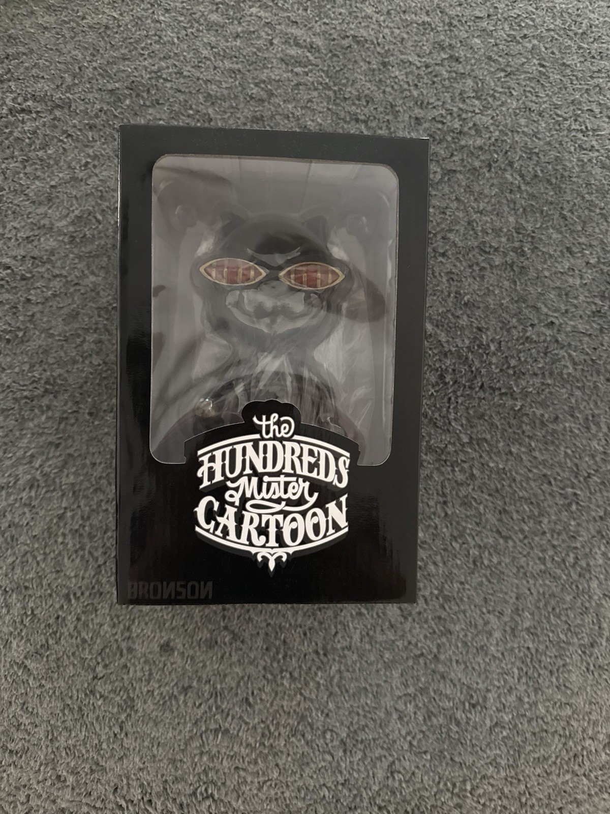 Mister Cartoon X The Hundreds Bronson Cat Figure Dark Version