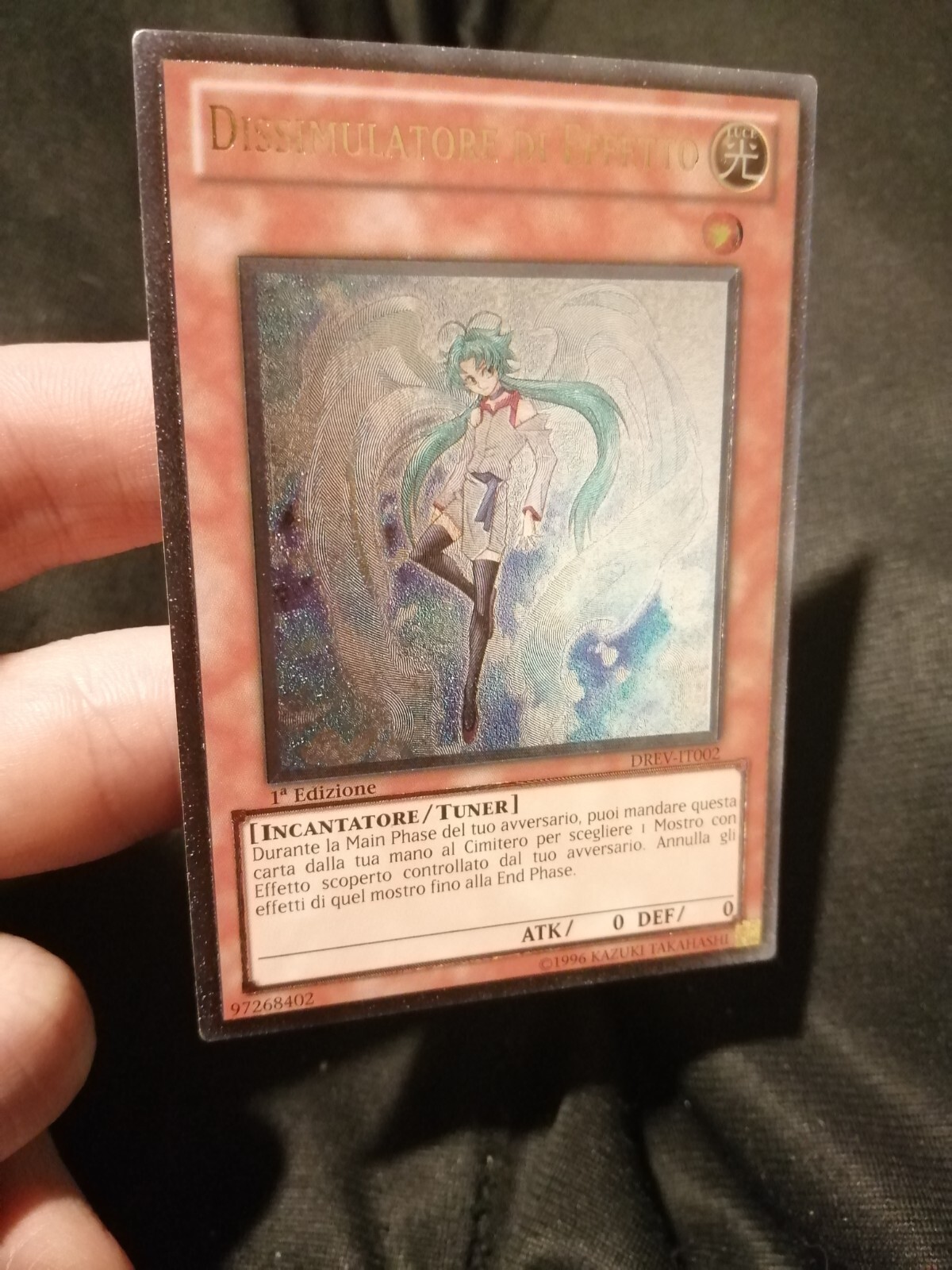 Yugioh Effect Concealer DREV-IT002 Rare Ultimate 1st Edition Ita NM-