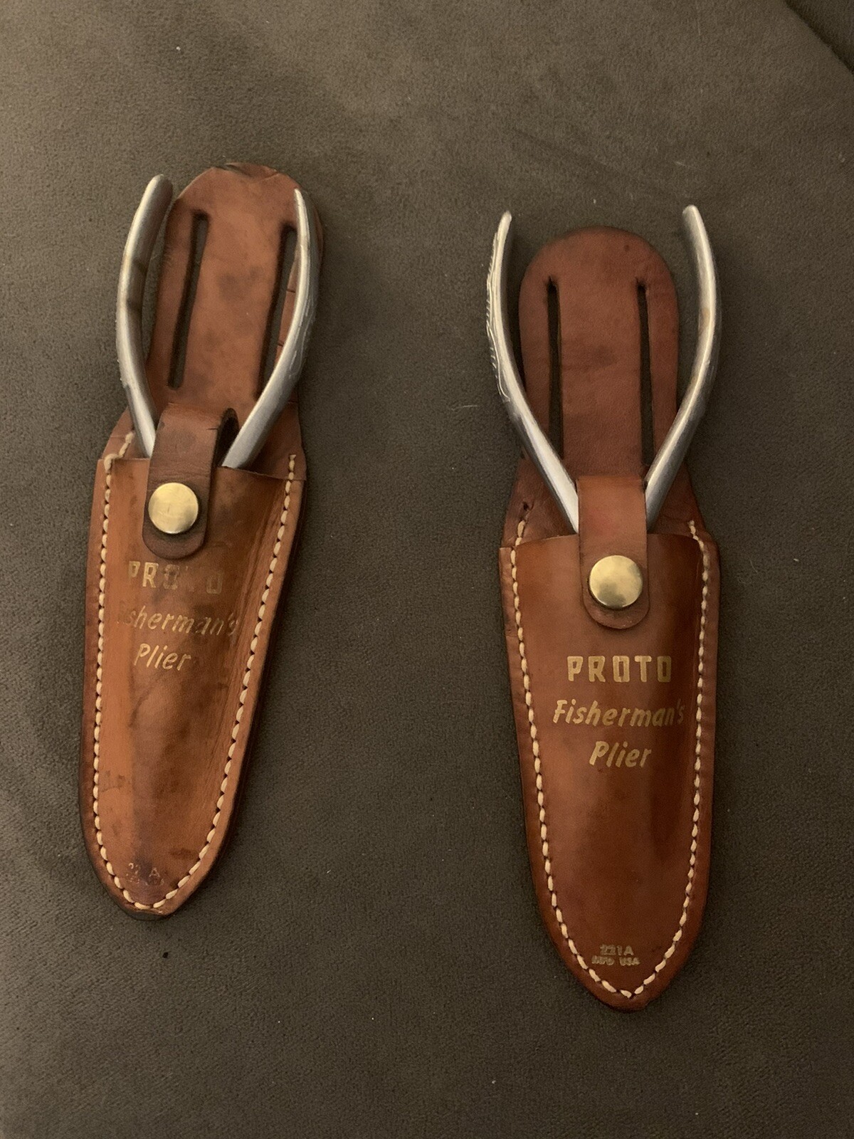 NOS ,Two  Collectible Proto Fishermans’s Pliers 221A Very Rare From 1954