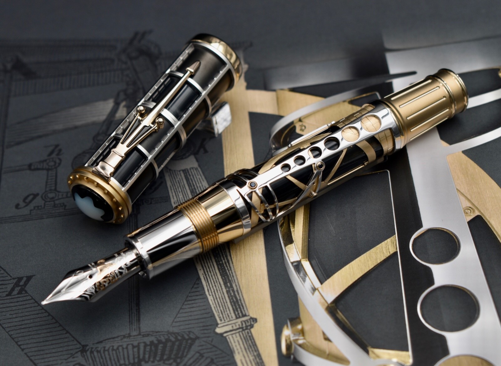 MONTBLANC 2014 High Artistry James Watt Artisan Limited Edition 83 (Skeleton)