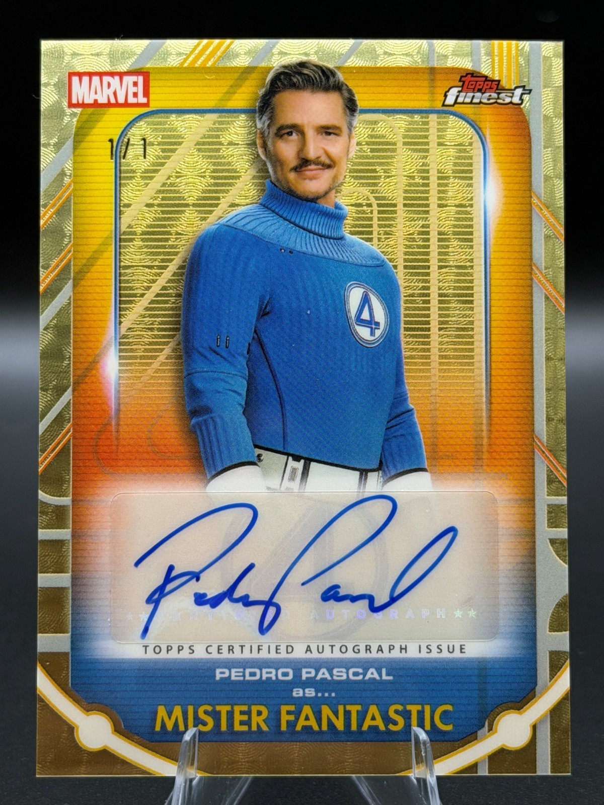 2026 Topps Finest Fantastic Four Superfractor 1/1 Pedro Pascal Auto 2026 Topps Finest Fantastic Four Superfractor 1/1 Pedro Pascal Auto