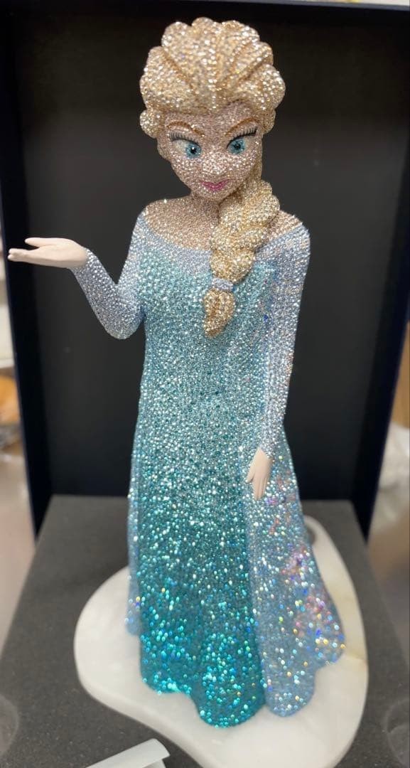 Disney Arribas Brothers Elsa Jeweled Figurine Crystal LE 188 COA 10.5in Disney Arribas Brothers Elsa Jeweled Figurine Crystal LE 188 COA 10.5in