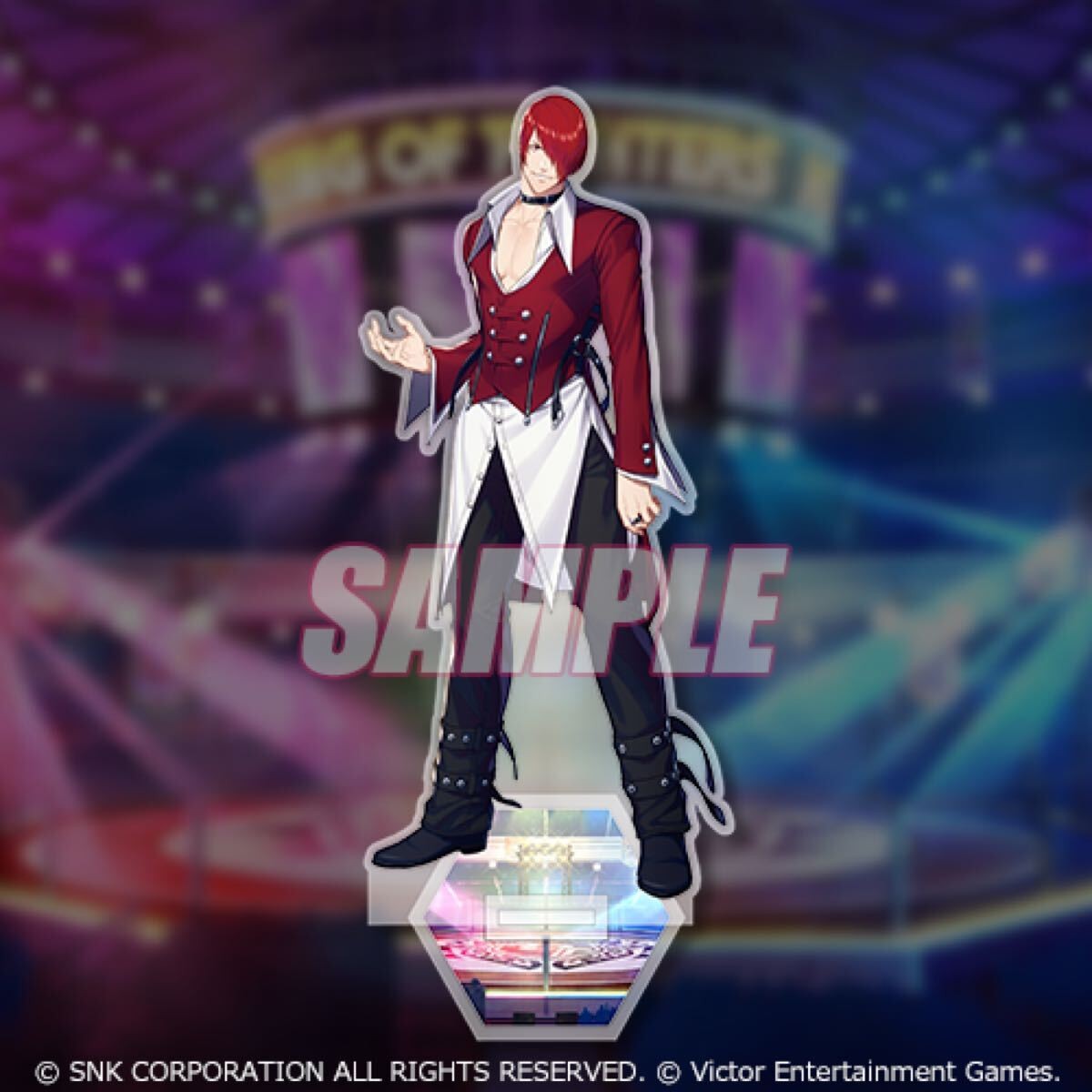 Lottery Drawing Hall KOFG C Prize Acrylic Stand Iori Yagami (KOF SNK THE KING OF Lottery Drawing Hall KOFG C Prize Acrylic Stand Iori Yagami (KOF SNK THE KING OF