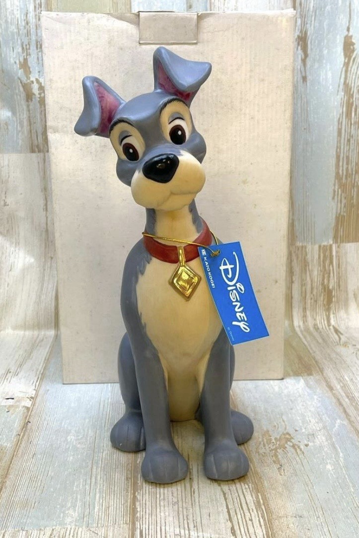 Lady and the Tramp Trump Statue KATO KOUGEI Figure Garden Figure USED 12in W/BOX Lady and the Tramp Trump Statue KATO KOUGEI Figure Garden Figure USED 12in W/BOX