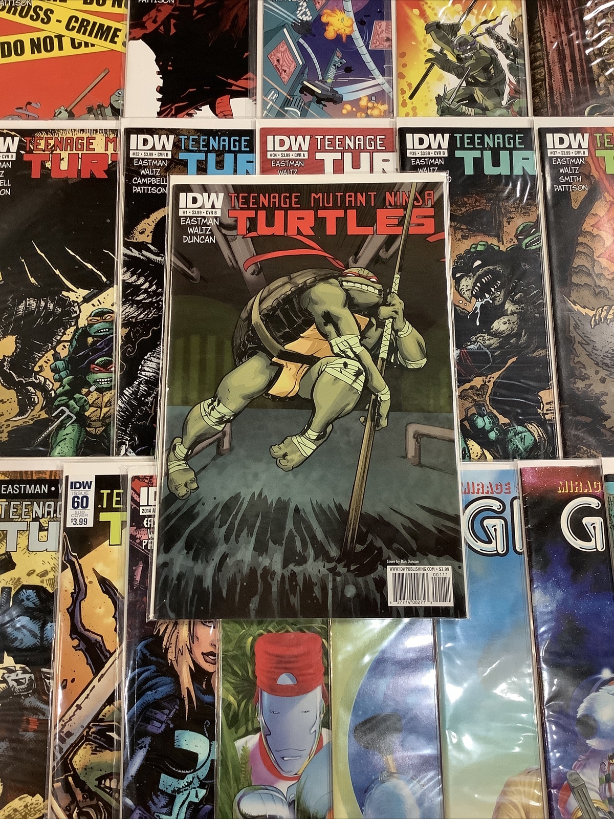 TEENAGE MUTANT NINJA TURTLES ONGOING #1-7-60 IDW 45 COMICS 1ST PTG GIZMO NO GUTS