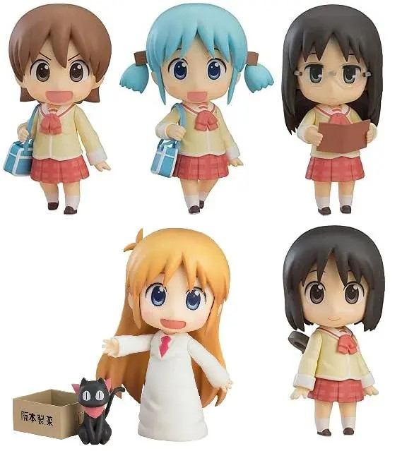Everyday Nendoroid 5-Pc Set Arai Keiichi Figures Senon Nano Yuko Mio Mai New