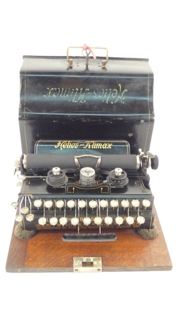 Rare HELIOS KLIMAX Typewriter 1914 Schreibmaschine Machine a Ecrire Rare HELIOS KLIMAX Typewriter 1914 Schreibmaschine Machine a Ecrire