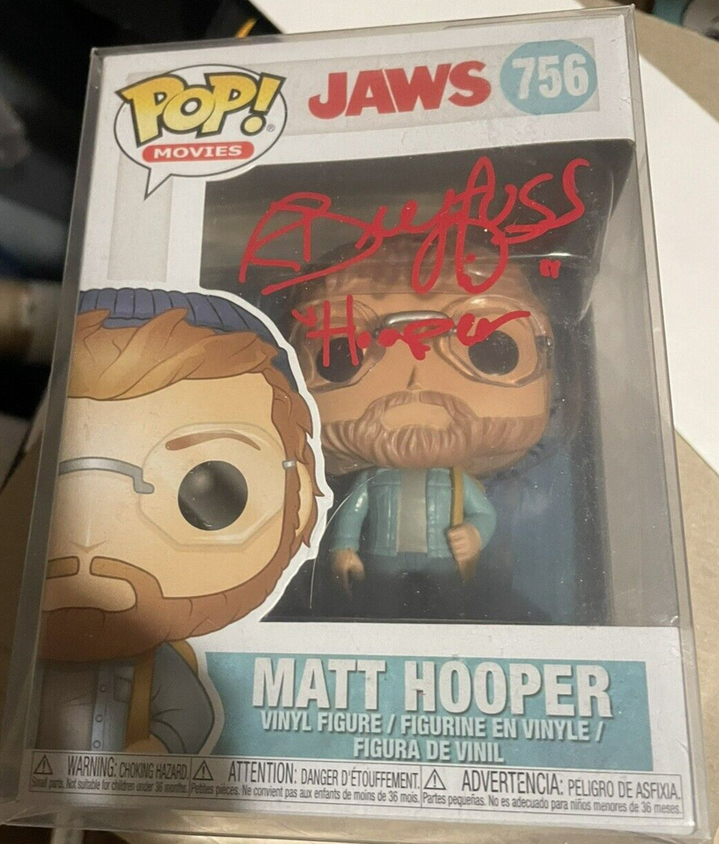 Richard Dreyfuss as Matt Hooper Autographed Jaws Signed Funko Pop Rare Inscript Richard Dreyfuss as Matt Hooper Autographed Jaws Signed Funko Pop Rare Inscript