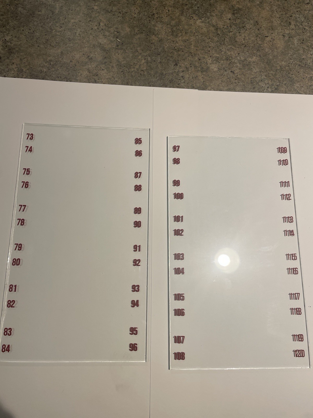 AMI G120 Title Board Glass New Reproduction. AMI G120 Title Board Glass New Reproduction.