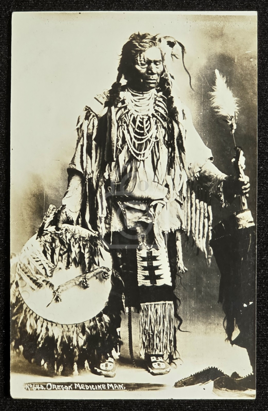 Incredible RPPC of an Indian 