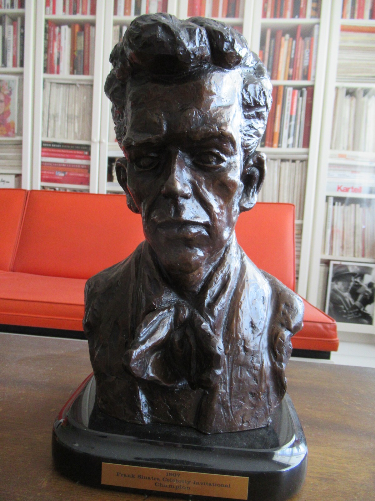 Frank Sinatra Personally posed for Statue Very FEW MADE '97 Golf Tourney Winner