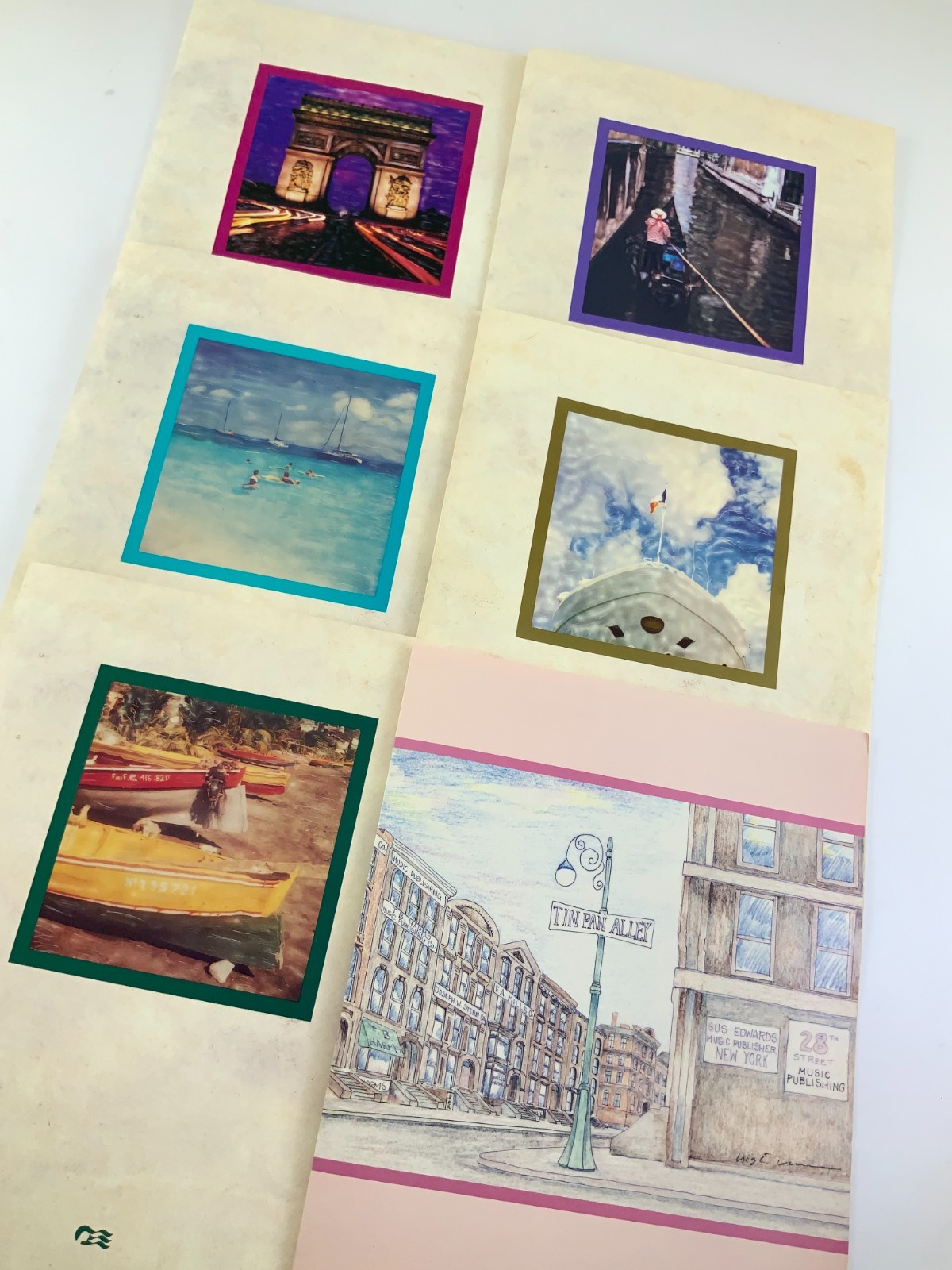 Tin Pan Alley Gala Dinner Menu 1991 SS Sky Princess Cruises Lot 10 Menus KK398 Tin Pan Alley Gala Dinner Menu 1991 SS Sky Princess Cruises Lot 10 Menus KK398