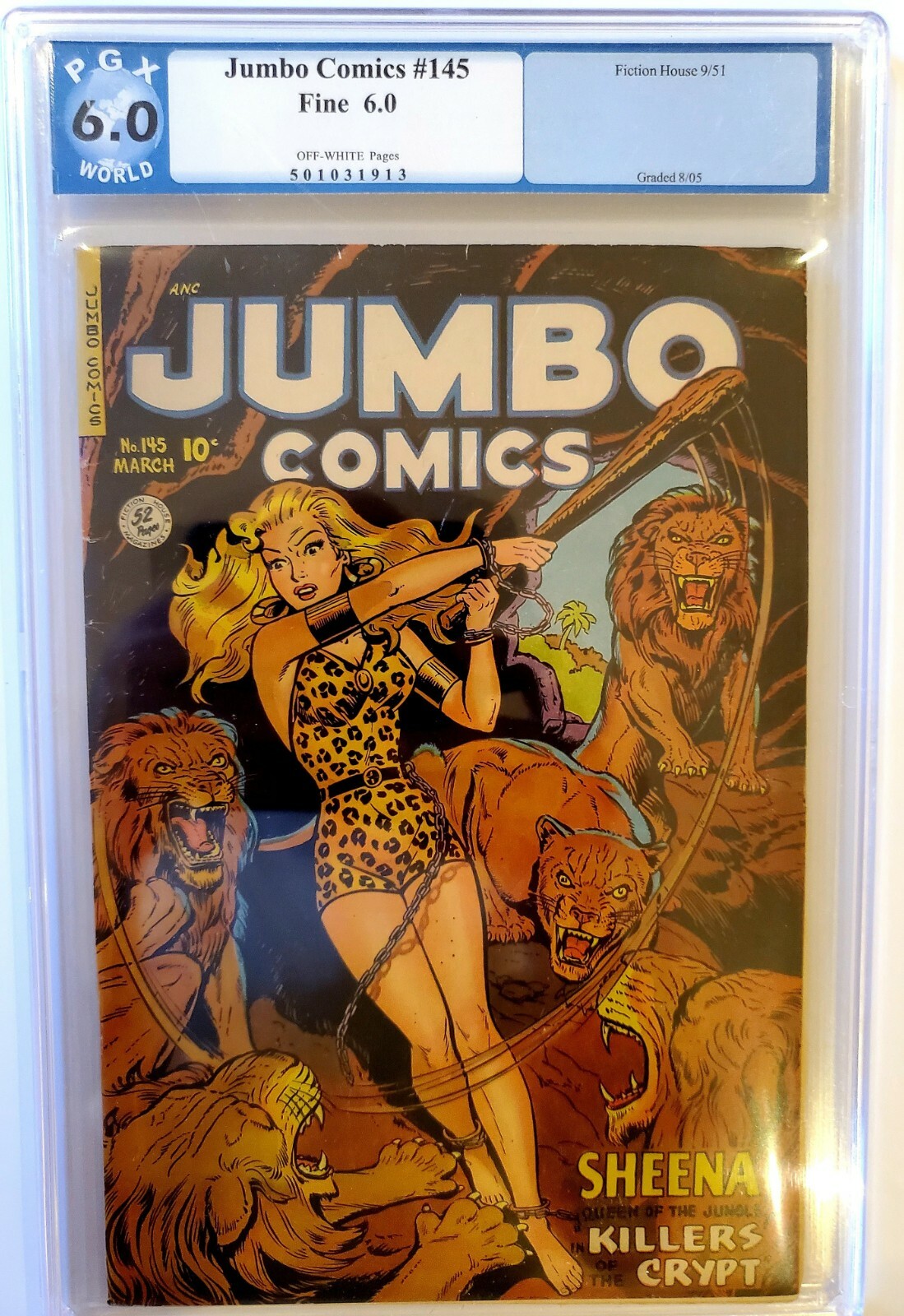 Jumbo Comics #145 (PGX 6.0) 1951 - Looks even better than a 6 