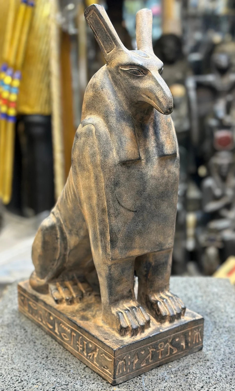 Rare Pharaonic Statue Goddess Seth Unique Ancient Egyptian Antiquities Egypt BC Rare Pharaonic Statue Goddess Seth Unique Ancient Egyptian Antiquities Egypt BC