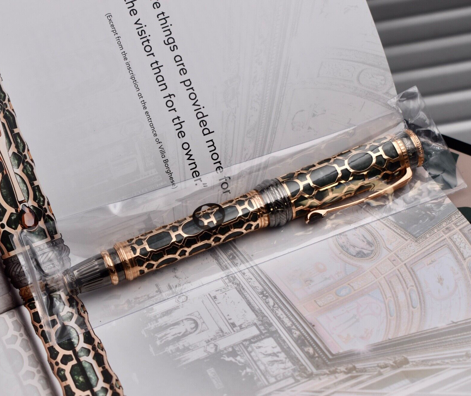 MONTBLANC 2017 Scipione Borghese Patron of Art Limited Edition 888 Fountain Pen