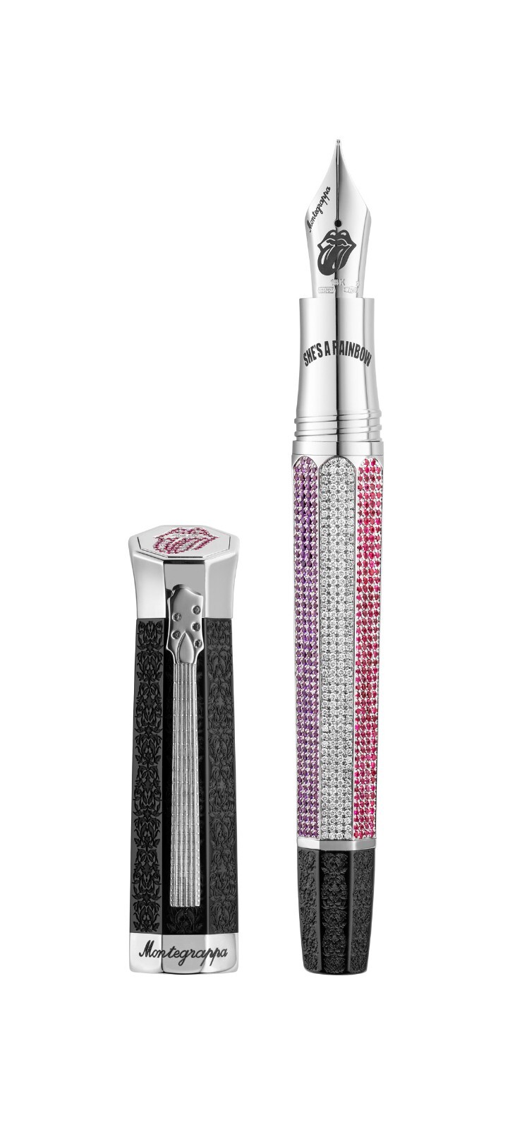 Montegrappa Rolling Stones Legacy Sixty She's A Rainbow Fountain Pen Ltd. Ed. 60