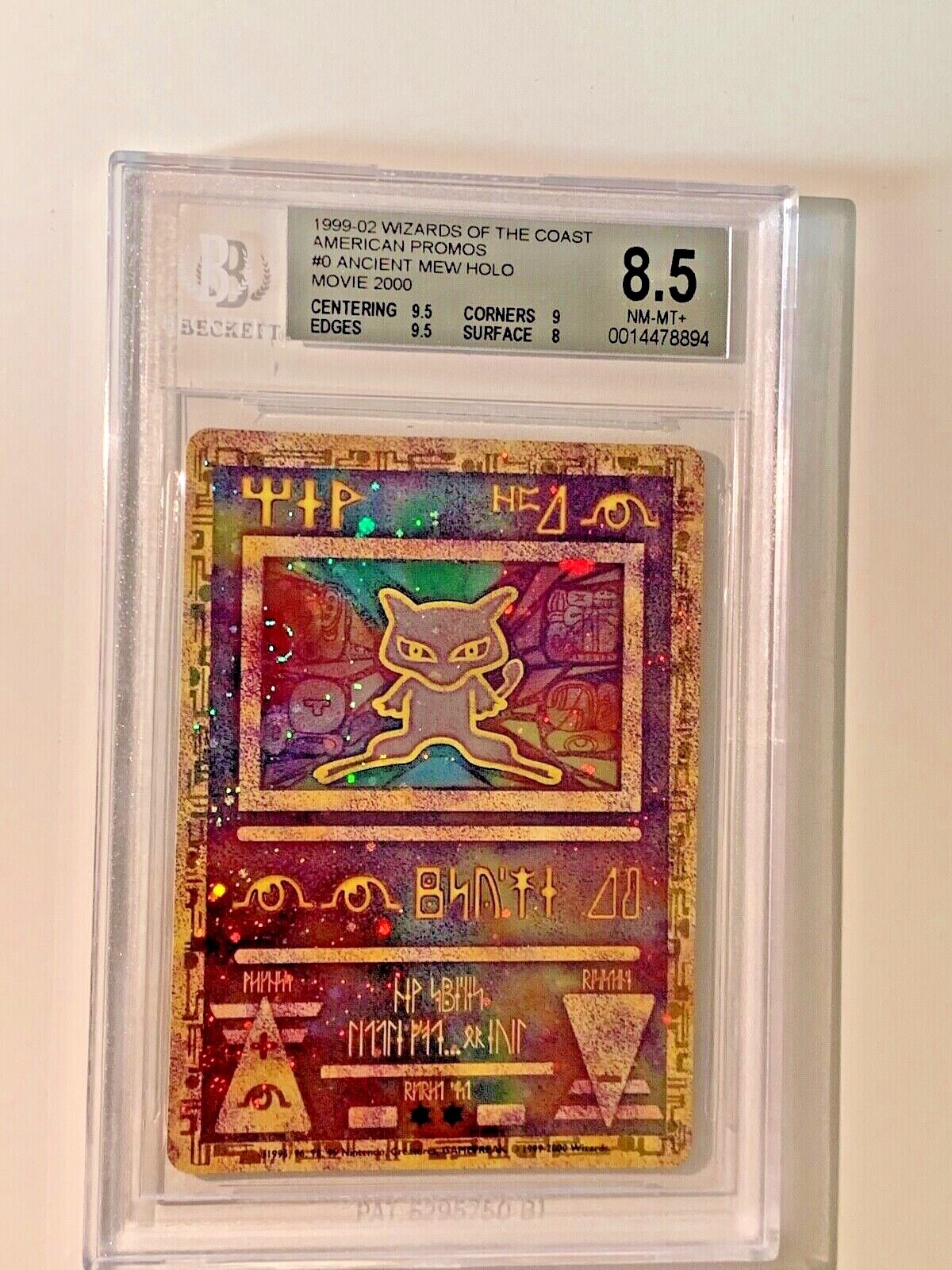 BGS 8.5 1999-02 Wizards of the Coast WotC Ancient Mew Movie 2000 1999 