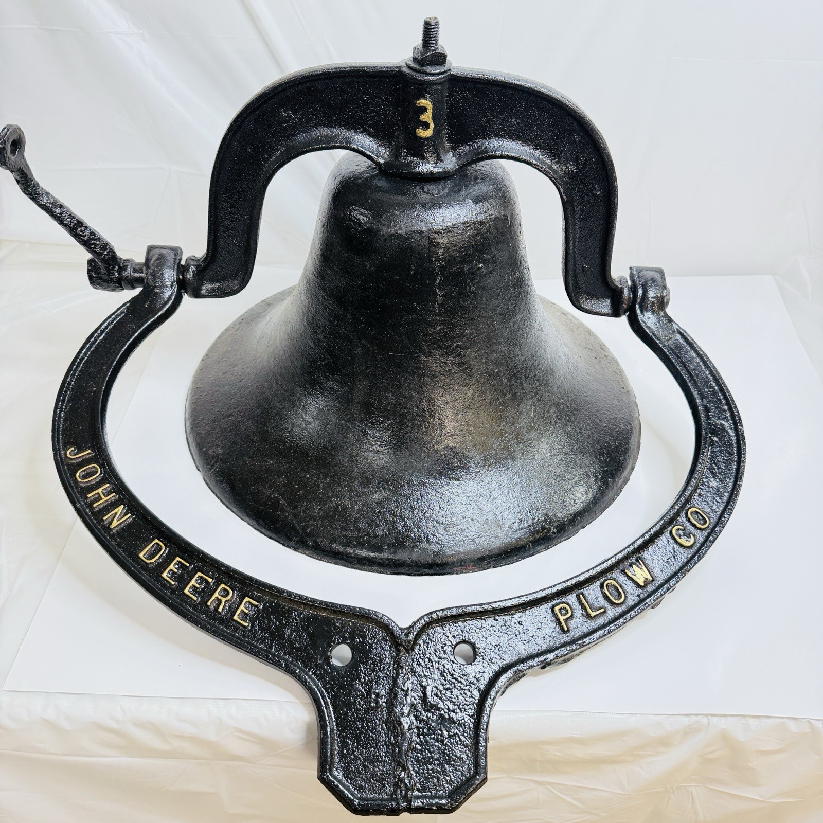 John Deere Vintage Cast Iron Dinner Bell Tractor John Deere Vintage Cast Iron Dinner Bell Tractor