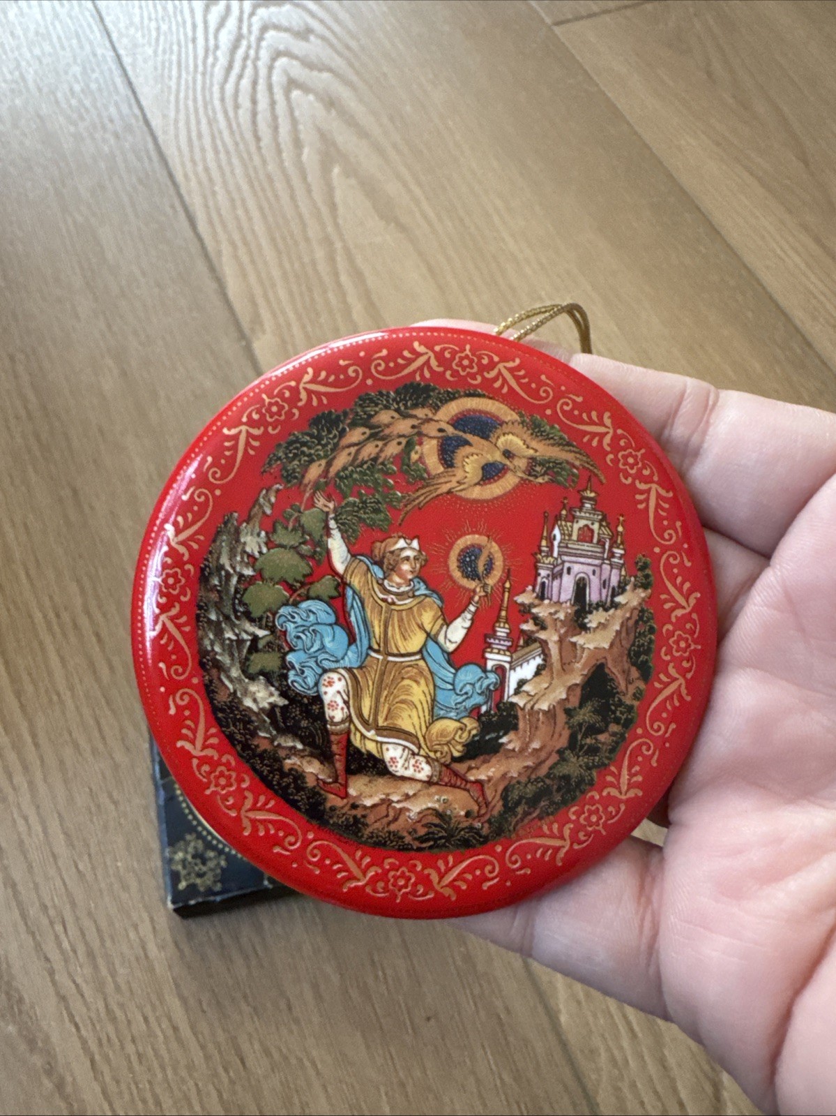 Vtg Russian The Firebird by A. Kochupalov Fairytale Tianex Christmas Ornament
