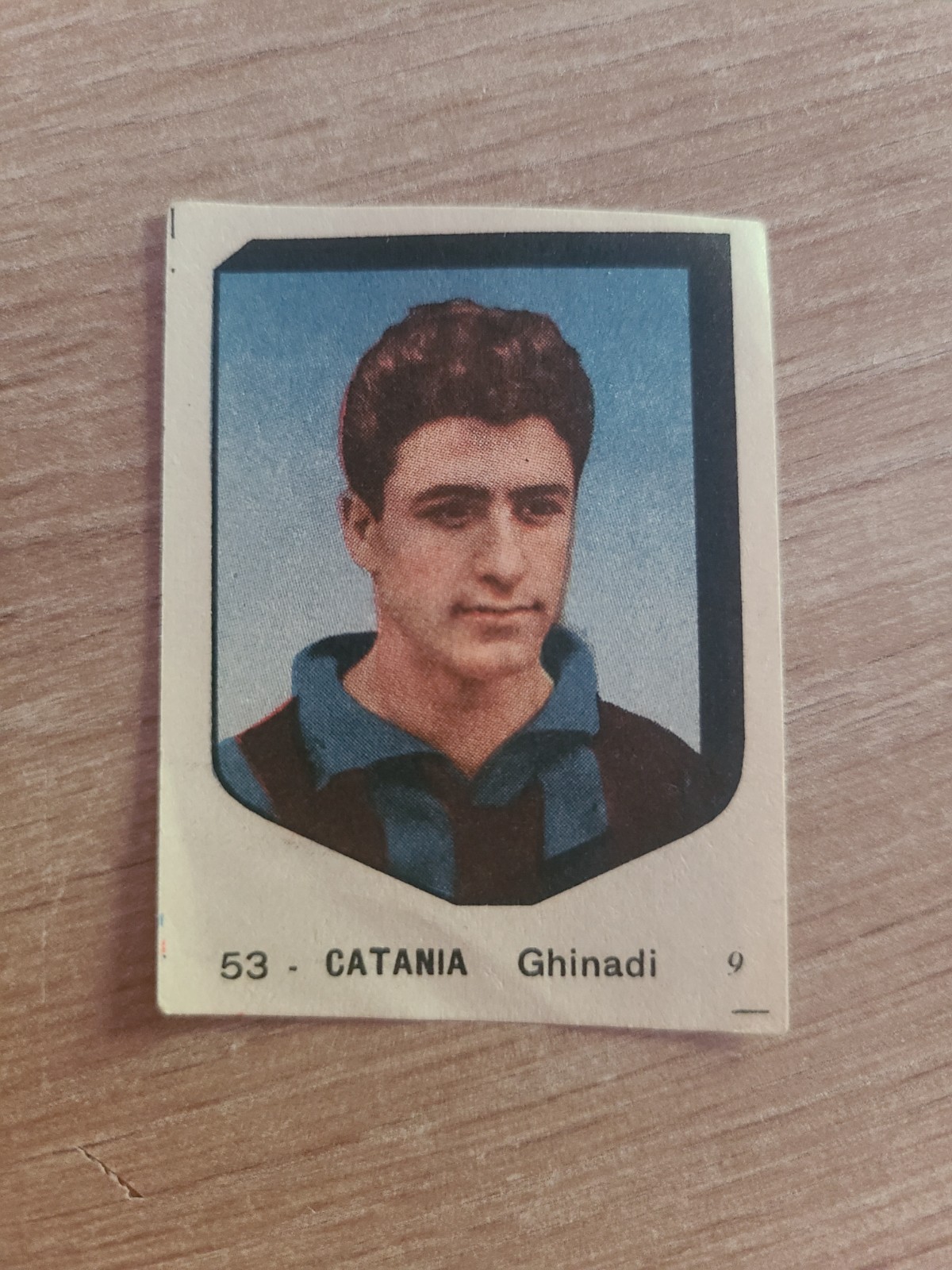 1954-55 VAV Footballers VITTORIO GHIANDI Catania #53 RARE FIGURE EXCELLENT