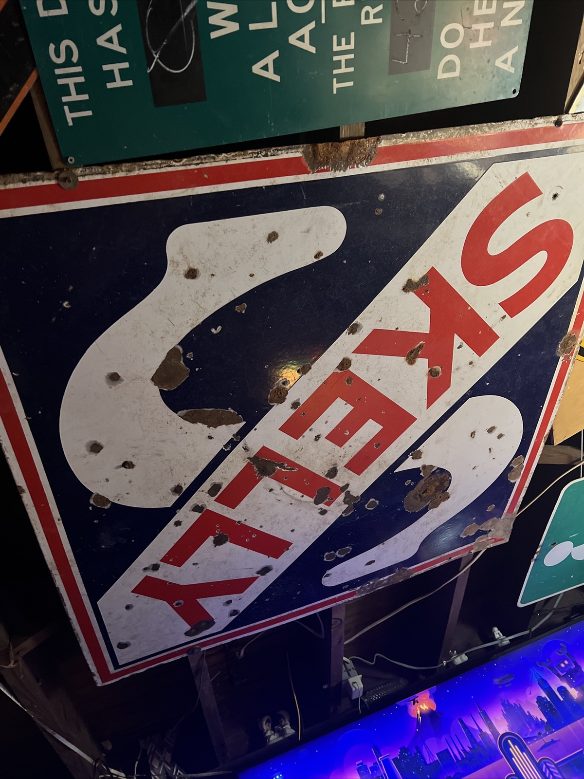 SKELLY Motor Oil Metal Sign Repro Gas Pump Garage Mechanic Shop 12x12 SKELLY Motor Oil Metal Sign Repro Gas Pump Garage Mechanic Shop 12x12